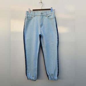 Stylish Two-Tone Women Jeans